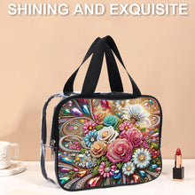 Load image into Gallery viewer, DIY Diamond Art Rhinestone Makeup Bag Crystal Transparent PVC Storage Pack Gift
