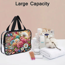 Load image into Gallery viewer, DIY Diamond Art Rhinestone Makeup Bag Crystal Transparent PVC Storage Pack Gift
