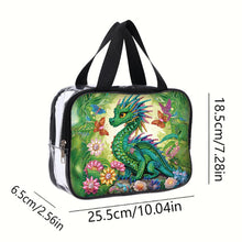 Load image into Gallery viewer, DIY Diamond Art Rhinestone Makeup Bag Crystal Transparent PVC Storage Pack Gift
