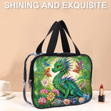 Load image into Gallery viewer, DIY Diamond Art Rhinestone Makeup Bag Crystal Transparent PVC Storage Pack Gift
