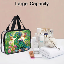Load image into Gallery viewer, DIY Diamond Art Rhinestone Makeup Bag Crystal Transparent PVC Storage Pack Gift
