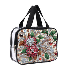Load image into Gallery viewer, DIY Diamond Art Rhinestone Makeup Bag Crystal Transparent PVC Storage Pack Gift

