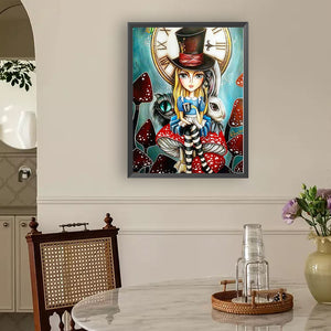 Alice 30*40CM(Canvas) Full Round Drill Diamond Painting