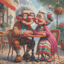 Load image into Gallery viewer, Warm Elderly Couple 40*40CM(Canvas) Full Round Drill Diamond Painting
