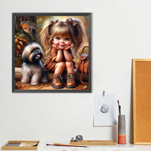Load image into Gallery viewer, Cute Child 40*40CM(Canvas) Full Round Drill Diamond Painting
