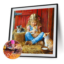 Load image into Gallery viewer, Cute Child 40*40CM(Canvas) Full Round Drill Diamond Painting

