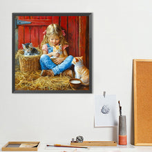 Load image into Gallery viewer, Cute Child 40*40CM(Canvas) Full Round Drill Diamond Painting

