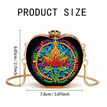 Load image into Gallery viewer, DIY Diamond Painting Shoulder Bag Portable Bag for Coins Lipstick Earphones
