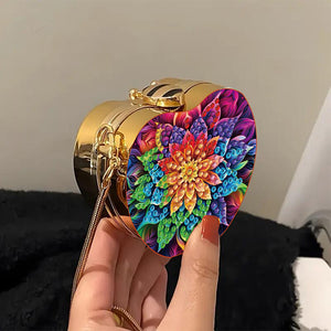 DIY Diamond Painting Shoulder Bag Portable Bag for Coins Lipstick Earphones