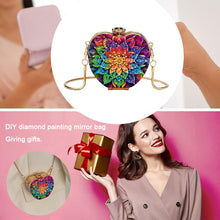 Load image into Gallery viewer, DIY Diamond Painting Shoulder Bag Portable Bag for Coins Lipstick Earphones
