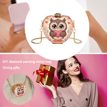 Load image into Gallery viewer, DIY Diamond Painting Shoulder Bag Portable Bag for Coins Lipstick Earphones
