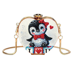 DIY Diamond Painting Shoulder Bag Portable Bag for Coins Lipstick Earphones