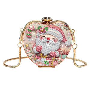 DIY Diamond Painting Shoulder Bag Portable Bag for Coins Lipstick Earphones