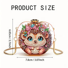 Load image into Gallery viewer, DIY Diamond Painting Shoulder Bag Portable Bag for Coins Lipstick Earphones
