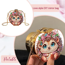 Load image into Gallery viewer, DIY Diamond Painting Shoulder Bag Portable Bag for Coins Lipstick Earphones
