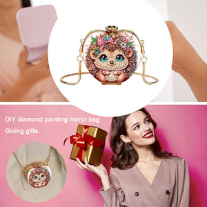 DIY Diamond Painting Shoulder Bag Portable Bag for Coins Lipstick Earphones