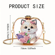 Load image into Gallery viewer, DIY Diamond Painting Shoulder Bag Portable Bag for Coins Lipstick Earphones
