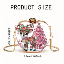 Load image into Gallery viewer, DIY Diamond Painting Shoulder Bag Portable Bag for Coins Lipstick Earphones
