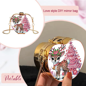DIY Diamond Painting Shoulder Bag Portable Bag for Coins Lipstick Earphones