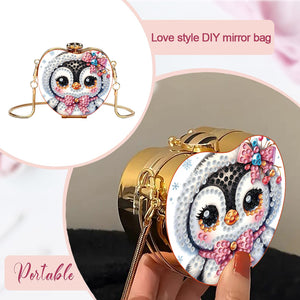 DIY Diamond Painting Shoulder Bag Portable Bag for Coins Lipstick Earphones