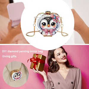 DIY Diamond Painting Shoulder Bag Portable Bag for Coins Lipstick Earphones