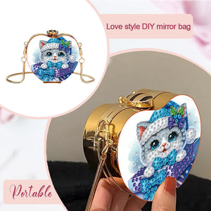 DIY Diamond Painting Shoulder Bag Portable Bag for Coins Lipstick Earphones