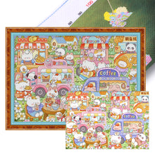 Load image into Gallery viewer, Rabbit Food Court - 120*85CM   Stamped Cross Stitch£¨Mona Lisa Brand£©
