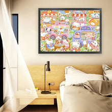 Load image into Gallery viewer, Rabbit Food Court - 120*85CM   Stamped Cross Stitch£¨Mona Lisa Brand£©
