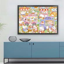 Load image into Gallery viewer, Rabbit Food Court - 120*85CM   Stamped Cross Stitch£¨Mona Lisa Brand£©
