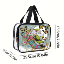 Load image into Gallery viewer, Christmas DIY Santa Claus Diamond Painting Bling Rhinestone Makeup Bag Large Storage Bag
