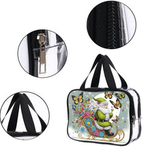 Load image into Gallery viewer, Christmas DIY Santa Claus Diamond Painting Bling Rhinestone Makeup Bag Large Storage Bag
