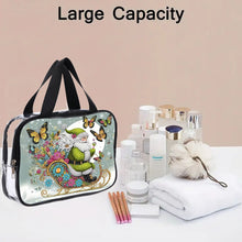 Load image into Gallery viewer, Christmas DIY Santa Claus Diamond Painting Bling Rhinestone Makeup Bag Large Storage Bag
