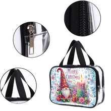 Load image into Gallery viewer, DIY Gnome Diamond Painting Bling Rhinestone Makeup Bag Large Storage Bag
