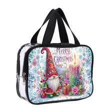 Load image into Gallery viewer, DIY Gnome Diamond Painting Bling Rhinestone Makeup Bag Large Storage Bag
