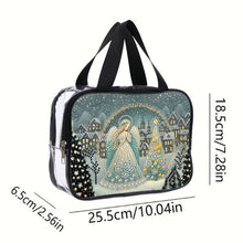 Load image into Gallery viewer, DIY Angel Diamond Painting Bling Rhinestone Makeup Bag Large Storage Bag
