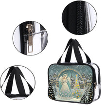 Load image into Gallery viewer, DIY Angel Diamond Painting Bling Rhinestone Makeup Bag Large Storage Bag
