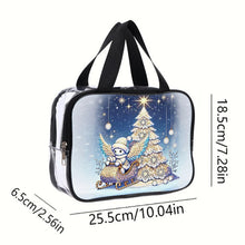 Load image into Gallery viewer, DIY Christmas Tree Diamond Painting Rhinestone Makeup Bag Large Storage Bag
