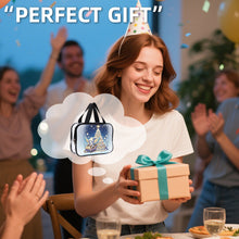 Load image into Gallery viewer, DIY Christmas Tree Diamond Painting Rhinestone Makeup Bag Large Storage Bag

