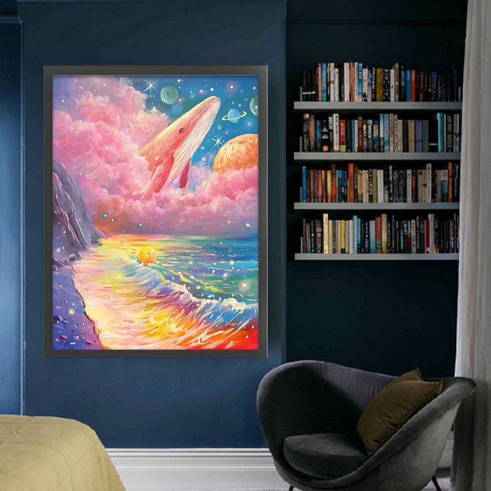 Dreamy Beach Scenery - Full 11CT Stamped Cross Stitch 45x60CM - Huacan
