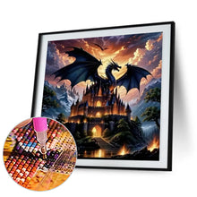 Load image into Gallery viewer, Castle And Dragon 40*40CM(Canvas) Full Round Drill Diamond Painting
