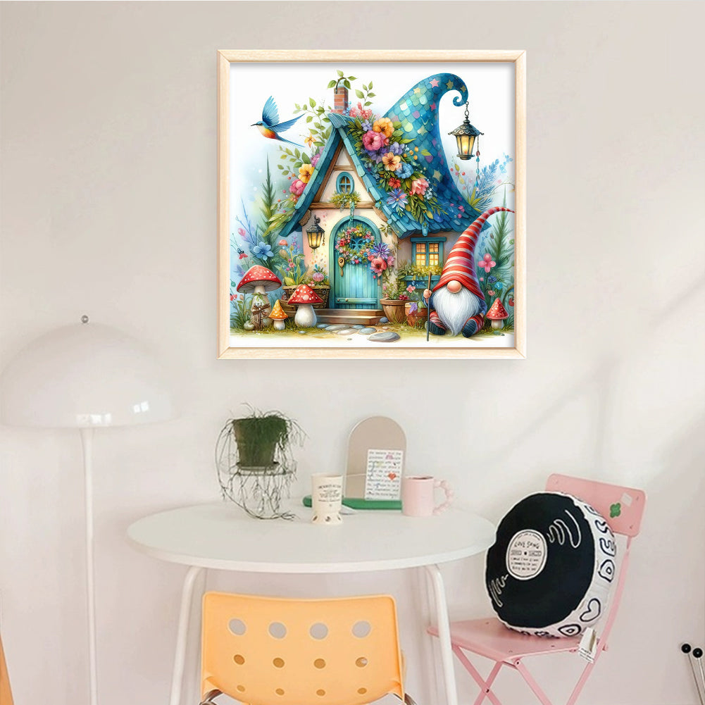 Goblin Cabin - Full 14CT Counted Cross Stitch 40x40CM - Yishu