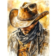 Load image into Gallery viewer, Cowboy 30*40CM(Canvas) Full Round Drill Diamond Painting
