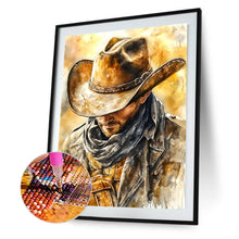 Load image into Gallery viewer, Cowboy 30*40CM(Canvas) Full Round Drill Diamond Painting
