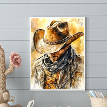 Load image into Gallery viewer, Cowboy 30*40CM(Canvas) Full Round Drill Diamond Painting
