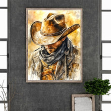 Load image into Gallery viewer, Cowboy 30*40CM(Canvas) Full Round Drill Diamond Painting
