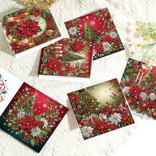 Load image into Gallery viewer, 6PCS DIY Diamond Art Greeting Cards Christmas Congratulations Cards  Gifts
