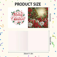 Load image into Gallery viewer, 6PCS DIY Diamond Art Greeting Cards Christmas Congratulations Cards  Gifts
