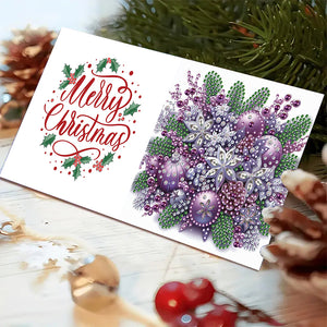 6PCS DIY Diamond Art Greeting Cards Holiday Theme Congratulations Cards  Gifts