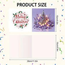 Load image into Gallery viewer, 6PCS DIY Diamond Art Greeting Cards Holiday Theme Congratulations Cards  Gifts
