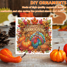 Load image into Gallery viewer, 6PCS DIY Diamond Art Greeting Cards Autumn Theme Congratulations Cards  Gifts
